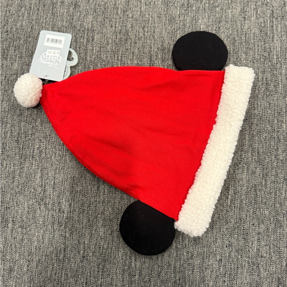NEW The Disney Store Mickey Mouse Santa Hat